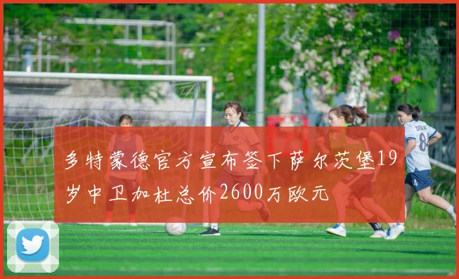 多特蒙德官方宣布签下萨尔茨堡19岁中卫加杜总价2600万欧元